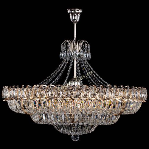 Люстра Двойное кольцо пластинка с подвесом в Ижевске Гусь Хрустальный