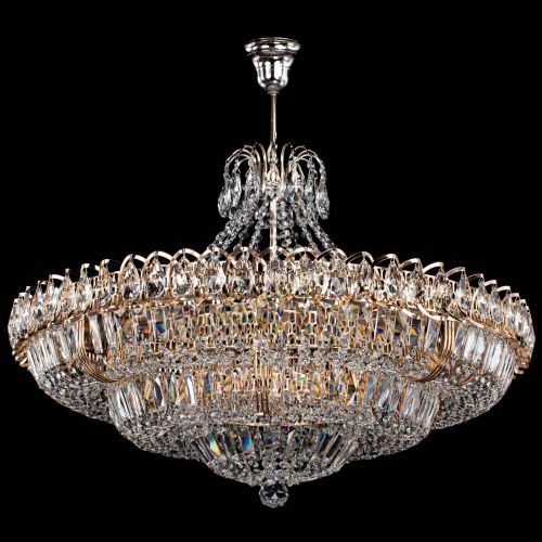 Люстра Двойное кольцо пластинка с подвесом в Ижевске Гусь Хрустальный