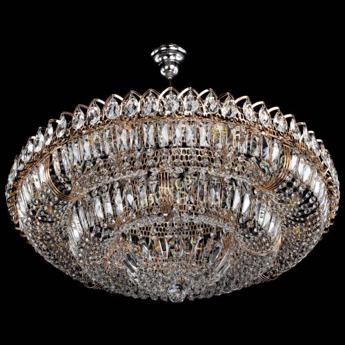 Люстра Двойное кольцо пластинка с подвесом в Ижевске Гусь Хрустальный