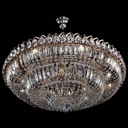 Люстра Двойное кольцо пластинка с подвесом в Ижевске Гусь Хрустальный