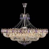 Люстра Двойное кольцо пластинка с подвесом Фиолетовая в Ижевске