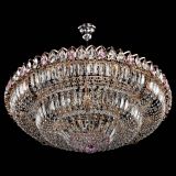 Люстра Двойное кольцо пластинка с подвесом Розовая в Ижевске