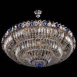 Люстра Двойное кольцо пластинка с подвесом Синяя в Ижевске