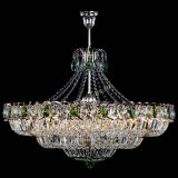 Люстра Двойное кольцо пластинка с подвесом Зеленая в Ижевске