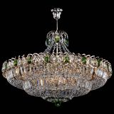 Люстра Двойное кольцо пластинка с подвесом Зеленая в Ижевске