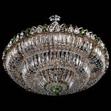 Люстра Двойное кольцо пластинка с подвесом Зеленая в Ижевске