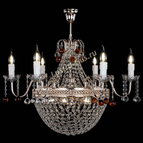 Люстра Елизавета №11 Венеция чайная в Ижевске Гусь Хрустальный