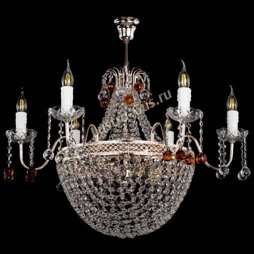 Люстра Елизавета №11 Венеция чайная в Ижевске Гусь Хрустальный