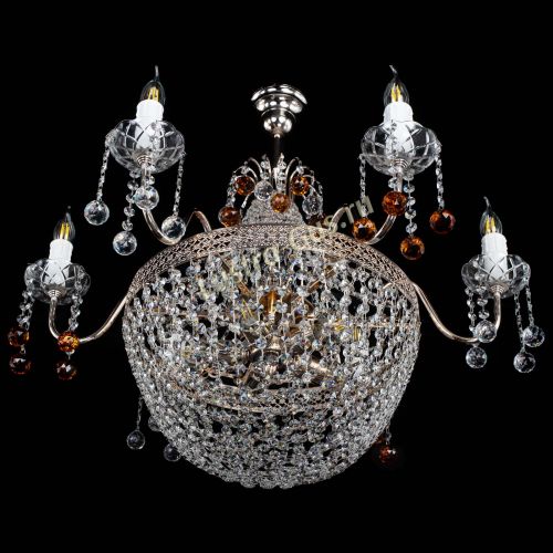 Люстра Елизавета №11 Венеция чайная в Ижевске Гусь Хрустальный