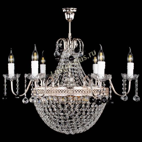 Люстра Елизавета №11 Венеция черная в Ижевске Гусь Хрустальный