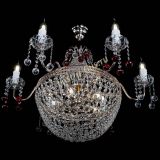 Люстра Елизавета №11 Венеция красная в Ижевске