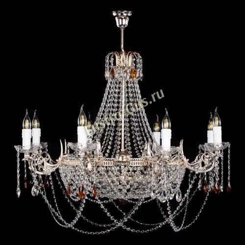 Люстра Елизавета №13 чайная в Ижевске Гусь Хрустальный