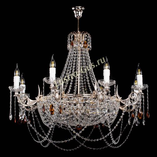 Люстра Елизавета №13 чайная в Ижевске Гусь Хрустальный