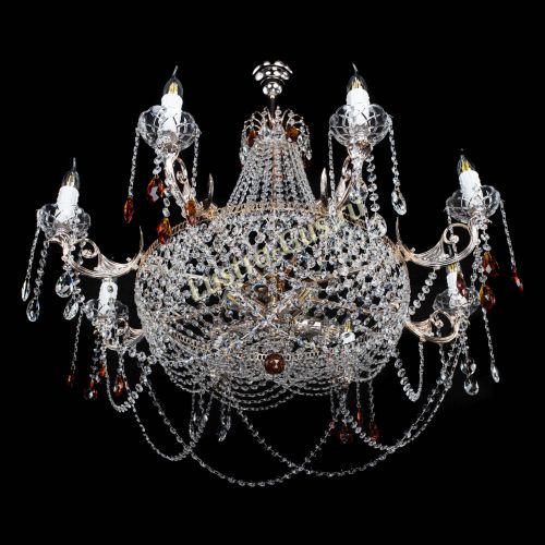 Люстра Елизавета №13 чайная в Ижевске Гусь Хрустальный