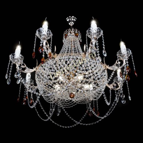 Люстра Елизавета №13 чайная в Ижевске Гусь Хрустальный