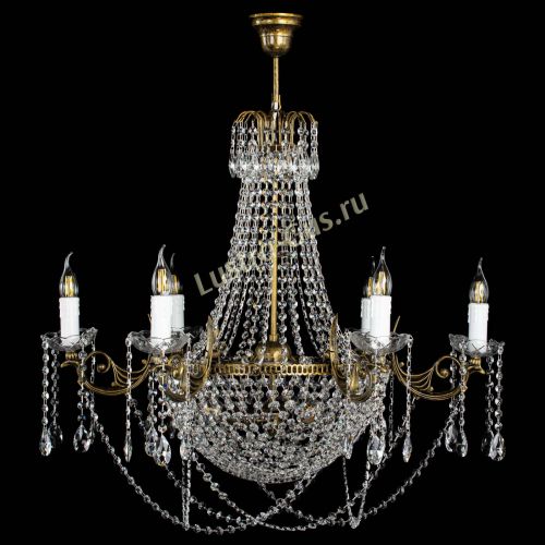 Люстра Елизавета малая №9 под бронзу в Ижевске Гусь Хрустальный