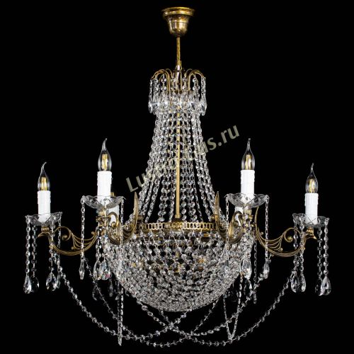 Люстра Елизавета малая №9 под бронзу в Ижевске Гусь Хрустальный