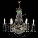 Люстра Елизавета малая №9 под бронзу Зеленая в Ижевске