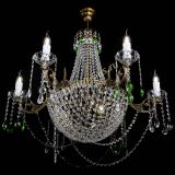 Люстра Елизавета малая №9 под бронзу Зеленая в Ижевске