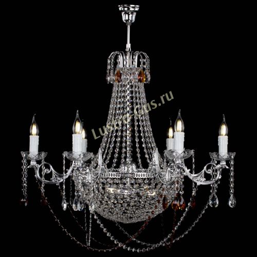 Люстра Елизавета малая №9 чайная в Ижевске Гусь Хрустальный