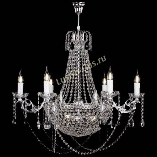 Люстра Елизавета малая №9 черная в Ижевске Гусь Хрустальный