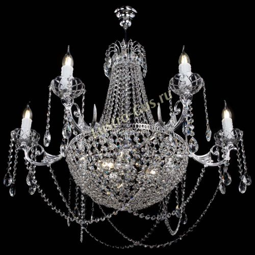 Люстра Елизавета малая №9 в Ижевске Гусь Хрустальный