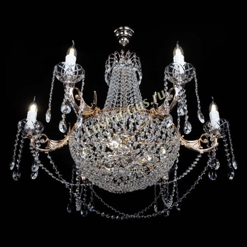 Люстра Елизавета малая №9 в Ижевске Гусь Хрустальный