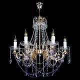 Люстра Елизавета малая Фиолетовая (рожки - металл) в Ижевске Люстра Елизавета малая Фиолетовая (рожки - металл) в Ижевске