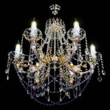 Люстра Елизавета малая Фиолетовая (рожки - металл) в Ижевске Люстра Елизавета малая Фиолетовая (рожки - металл) в Ижевске