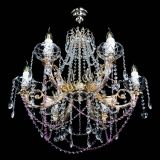 Люстра Елизавета малая Розовая (рожки - металл) в Ижевске