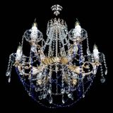 Люстра Елизавета малая Синяя (рожки - металл) в Ижевске Люстра Елизавета малая Синяя (рожки - металл) в Ижевске