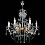 Люстра Елизавета малая Зеленая (рожки - металл) в Ижевске