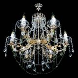 Люстра Елизавета малая Зеленая (рожки - металл) в Ижевске