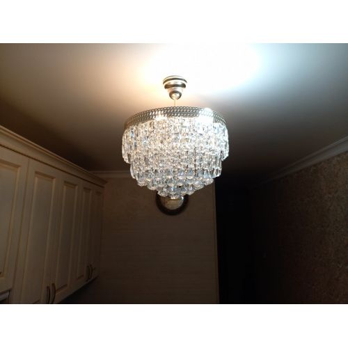 Люстра Флоренция №3 пластинка конус в Ижевске Гусь Хрустальный