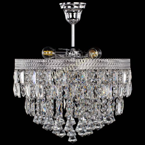 Люстра Флоренция №3 пластинка конус в Ижевске Гусь Хрустальный