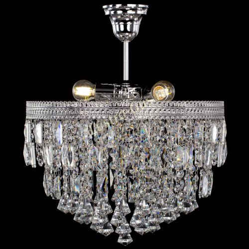 Люстра Флоренция №3 пластинка конус в Ижевске Гусь Хрустальный