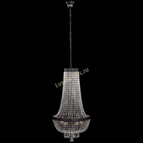 Люстра Флоренция №5 Купол черная удлиненная в Ижевске Гусь Хрустальный