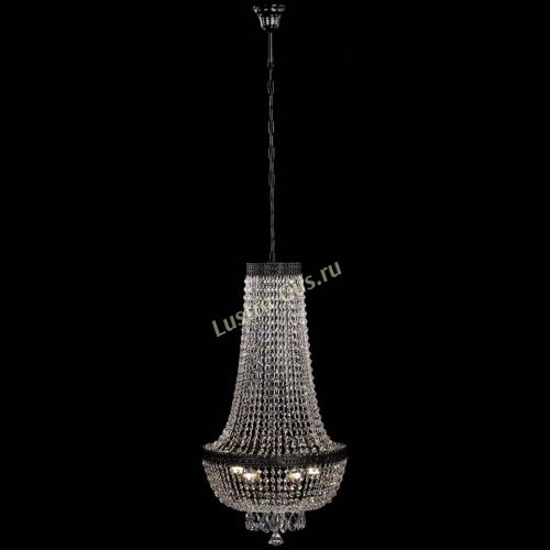Люстра Флоренция №5 Купол черная удлиненная в Ижевске Гусь Хрустальный