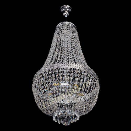 Люстра Флоренция №5 Купол длинный с подвесом в Ижевске Гусь Хрустальный
