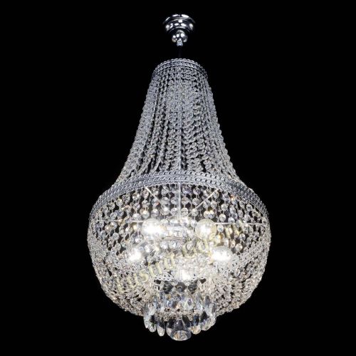 Люстра Флоренция №5 Купол длинный с подвесом в Ижевске Гусь Хрустальный