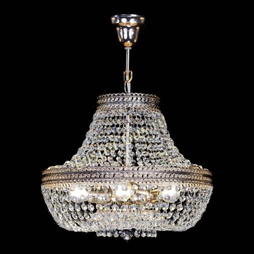 Люстра Флоренция №5 Купол с подвесом в Ижевске Гусь Хрустальный