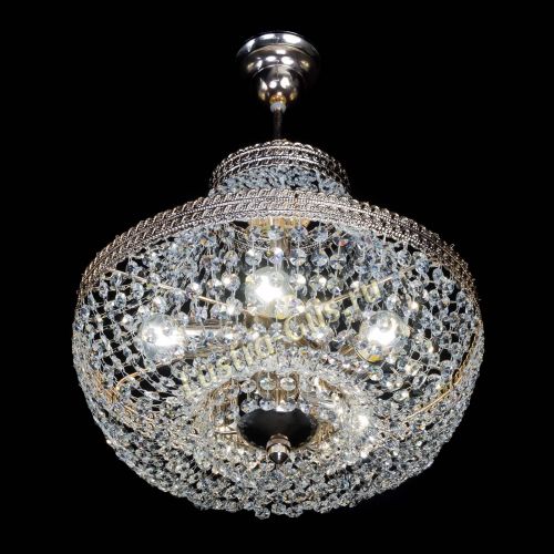 Люстра Флоренция №5 Купол с подвесом в Ижевске Гусь Хрустальный