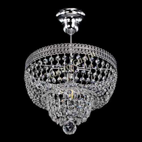 Люстра Каскад Флоренция №1 малая в Ижевске Гусь Хрустальный