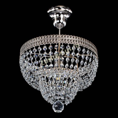 Люстра Каскад Флоренция №1 малая в Ижевске Гусь Хрустальный