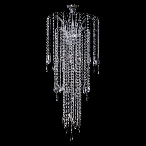 Люстра Каскад №18 с подвесом в Ижевске Гусь Хрустальный