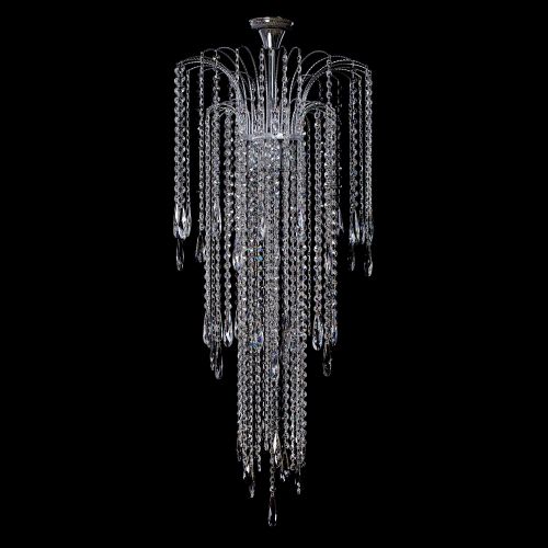 Люстра Каскад №18 с подвесом в Ижевске Гусь Хрустальный