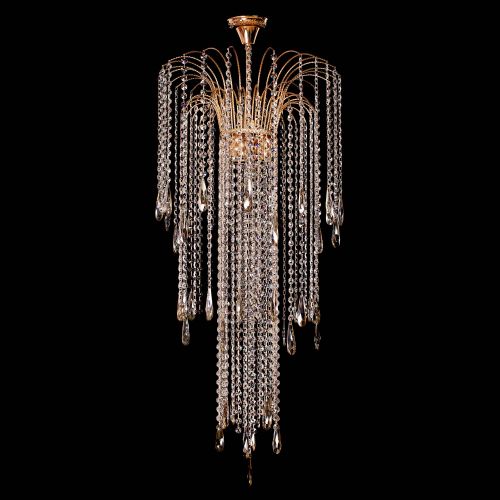 Люстра Каскад №18 с подвесом в Ижевске Гусь Хрустальный