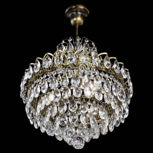 Люстра Грация с подвесом под бронзу в Ижевске Гусь Хрустальный