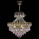 Люстра Грация с подвесом под бронзу Розовая в Ижевске