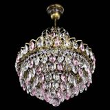 Люстра Грация с подвесом под бронзу Розовая в Ижевске